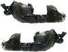 Partomotive For 17-19 Rogue Front Splash Shield Inner Fender Liner w/Insulation SET PAIR - greatparts