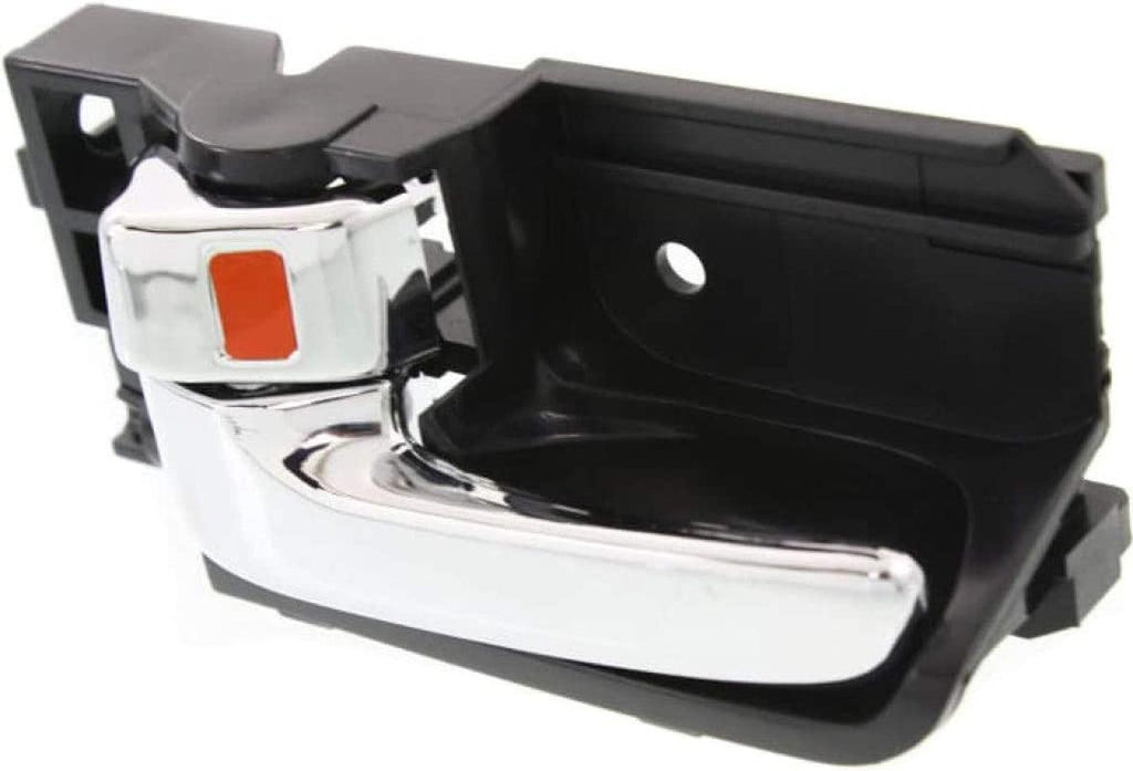 for Pontiac Vibe Interior Door Handle Front, Driver Side Chrome (2003-2008) | with Door Lock Button| Trim:All Submodels