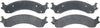 Gold 17D821M Semi-Metallic Front Disc Brake Pad Set