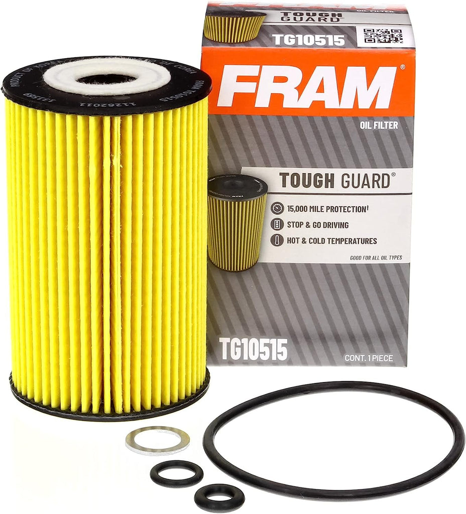 Tough Guard Replacement Oil Filter TG10515 with Suregrip, Designed for Interval Full-Flow Conventional and Synthetic Oil Changes Lasting up to 15K Miles (Pack of 1)