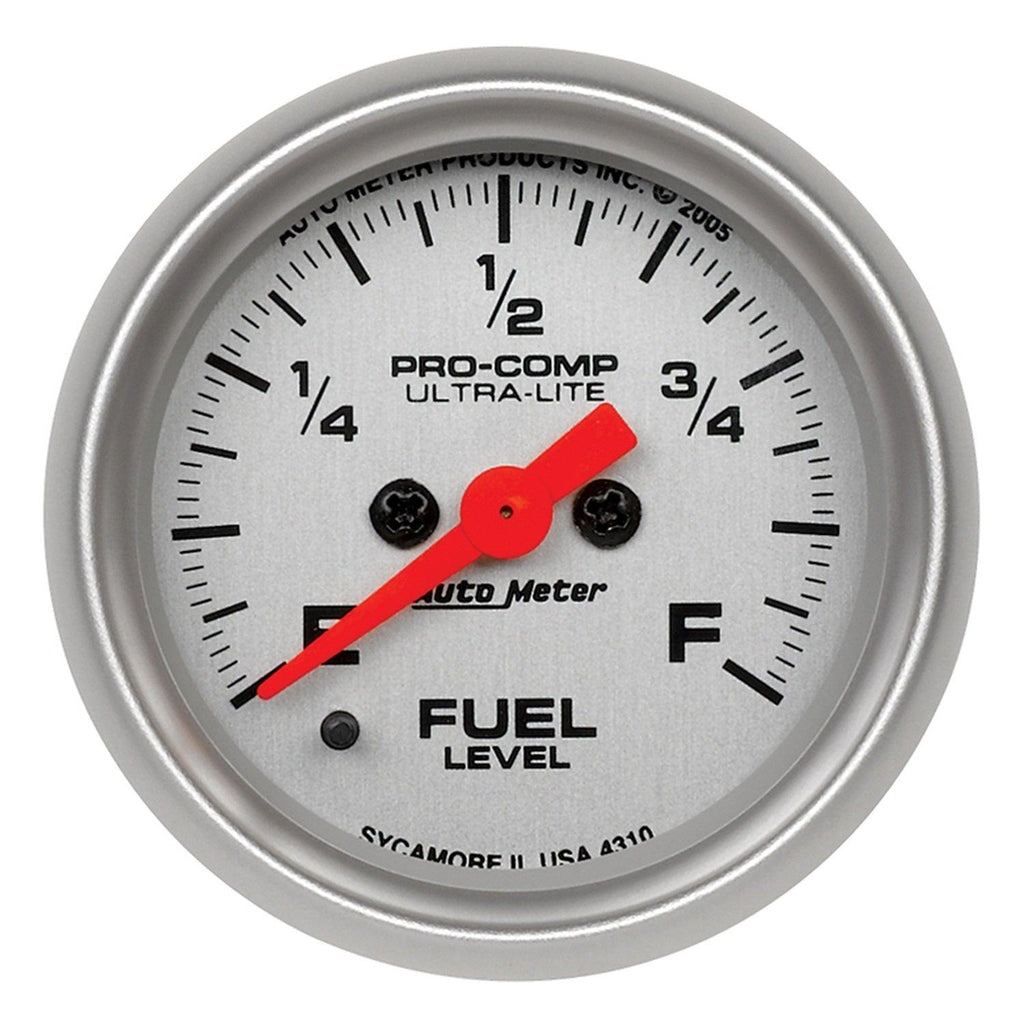 2-1/16 in. FUEL LEVEL PROGRAMMABLE 0-280 O ULTRA-LITE - greatparts