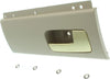 Interior Door Handle Compatible with 2003-2011 Lincoln Town Car Rear, Passenger Side Beige Bezel with Chrome/Gold Lever