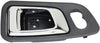 for Honda Pilot Interior Door Handle 2003 04 05 06 07 2008 Front Driver Side Gray Bezel W/Chrome Lever | W/Door Lock Hole| Trim:All Submodels