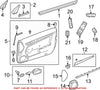 Genuine OEM Door Panel Insert for Mercedes 20772022222A02