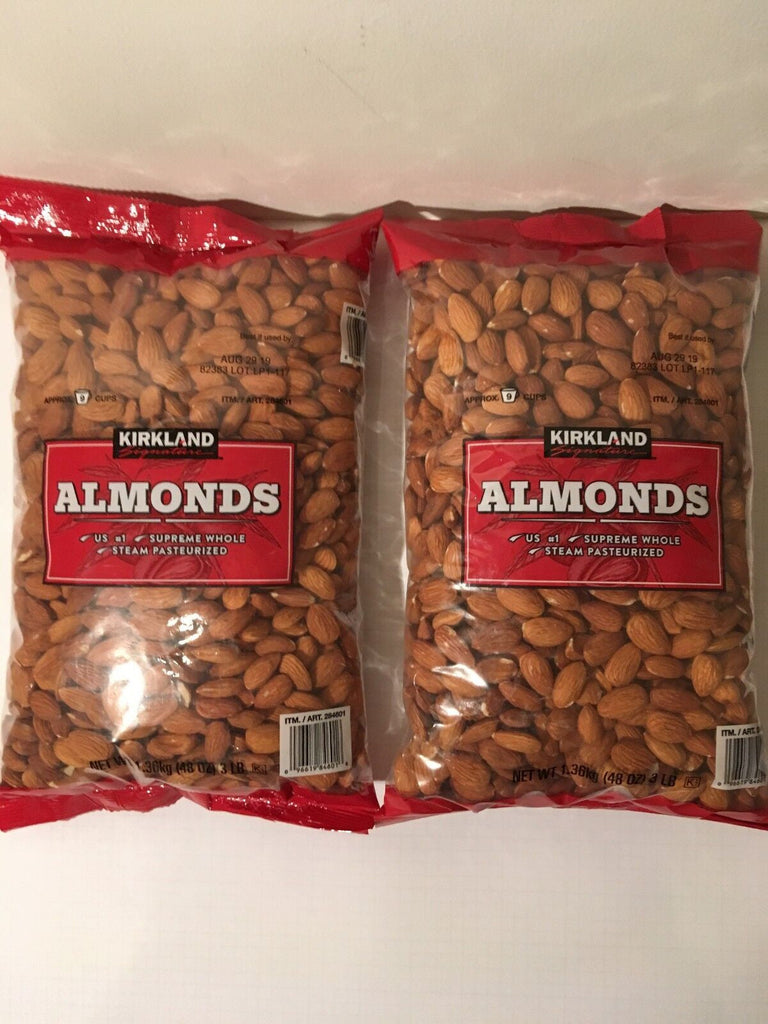 Kirkland Signature Supreme Almond Whole Almonds 2 Pack 6 LBS