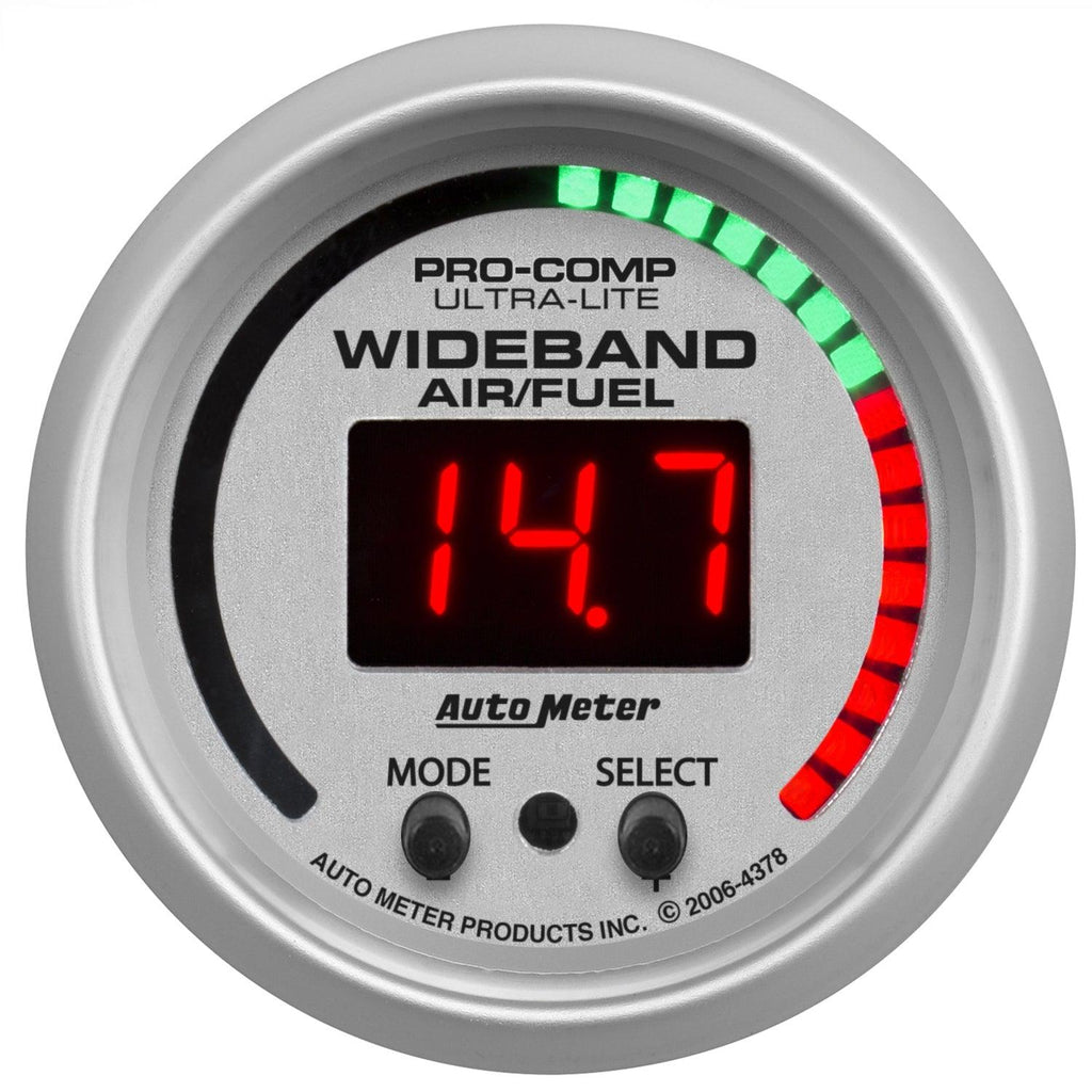 2-1/16 in. WIDEBAND PRO PLUS AIR/FUEL RATIO 6:1-20:1 AFR ULTRA-LITE - greatparts