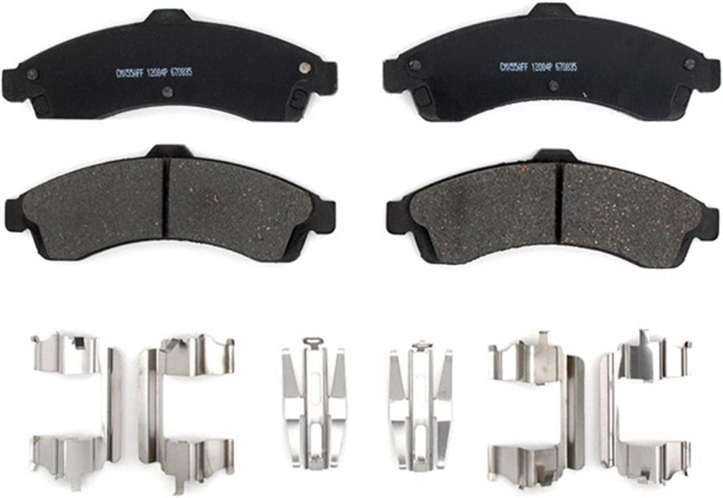 Gold 17D882CH Ceramic Front Disc Brake Pad Set