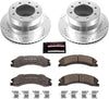 K6257-36 Rear Z36 Truck & Tow Brake Kit, Carbon Fiber Ceramic Brake Pads and Drilled/Slotted Brake Rotors