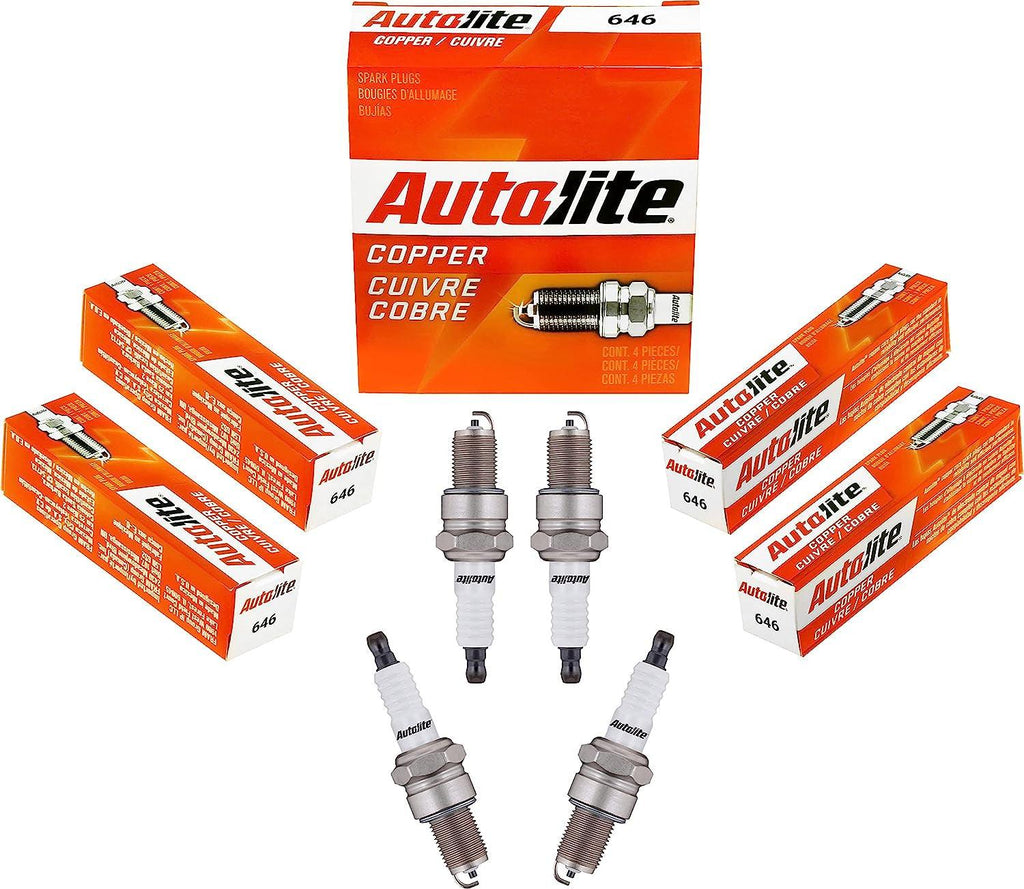 646 Copper Resistor Automotive Replacement Spark Plugs (4 Pack)