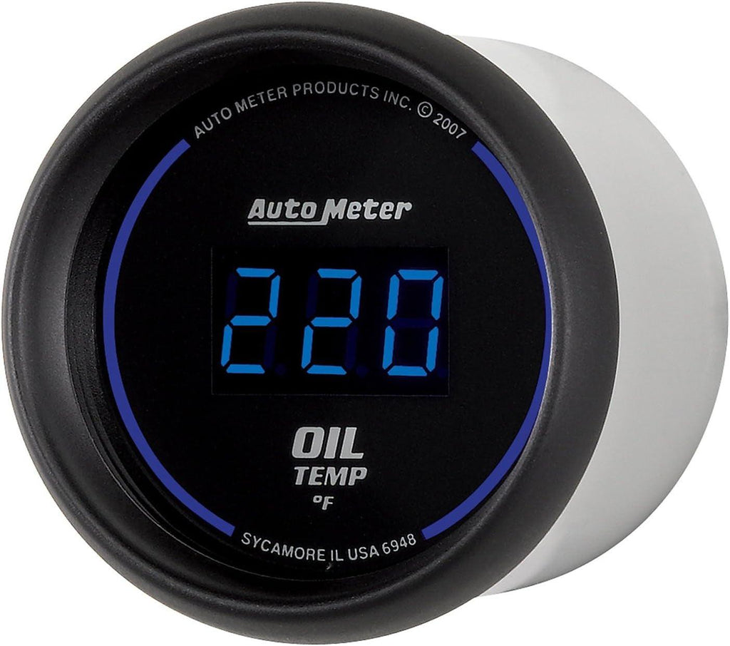 6948 Cobalt Digital 2-1/16" 0-340 F Oil Temperature Gauge