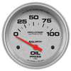 2-5/8 in. OIL PRESSURE 0-100 PSI ULTRA-LITE - greatparts