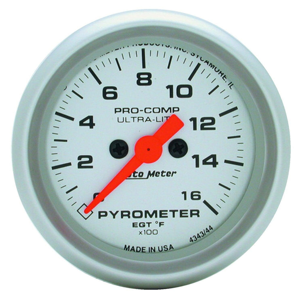 2-5/8 in. PYROMETER 0-1600 Fahrenheit ULTRA-LITE - greatparts