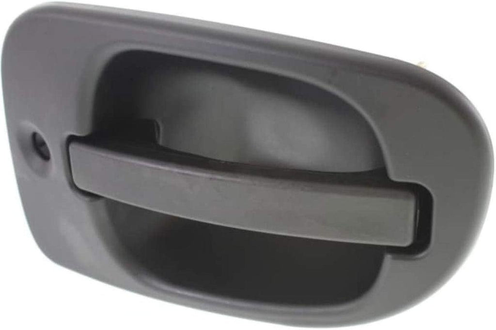 for Freightliner Cascadia Exterior Door Handle Front, Passenger Side Black (2008-2012) | with Key Hole| Trim: 125