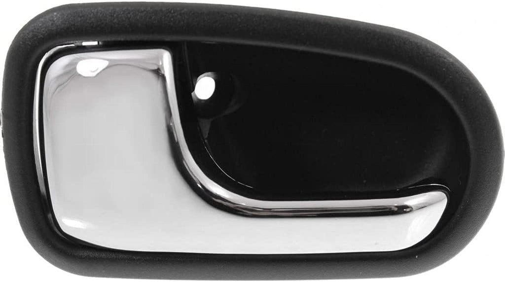 for Mazda Protege Interior Door Handle Front or Rear, Driver Side Black Bezel with Chrome Lever 1995-2003 | Trim:All Submodels | MA1352109 | S54N59330B65