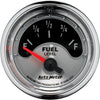 1217 American Muscle 2-1/16" Short Sweep Electric Fuel Level Gauge