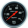 3421 Sport-Comp Mechanical Oil Pressure Gauge Regular, 2-5/8" (66.7Mm)