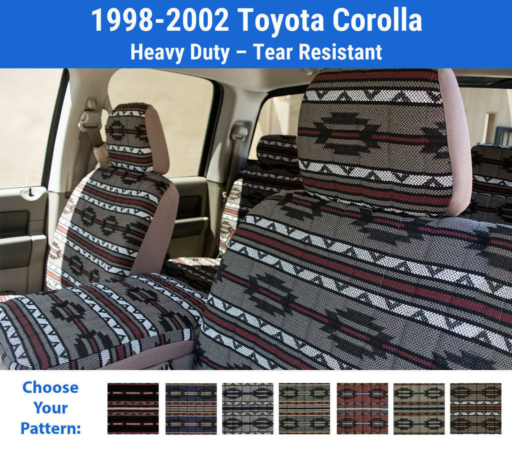 Southwest Sierra Seat Covers for 1998-2002 Toyota Corolla