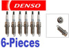 FOR Lexus GS300 IS250 Set of 6 Spark Plug Denso Iridium Long Life NEW FK20HBR11