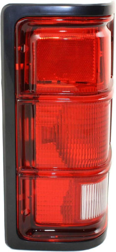 for Dodge Dakota 1990-1996 Tail Light Assembly Driver Side | Lens and Housing | Black | Replacement for CH2800111 | 55076439, 615343132150