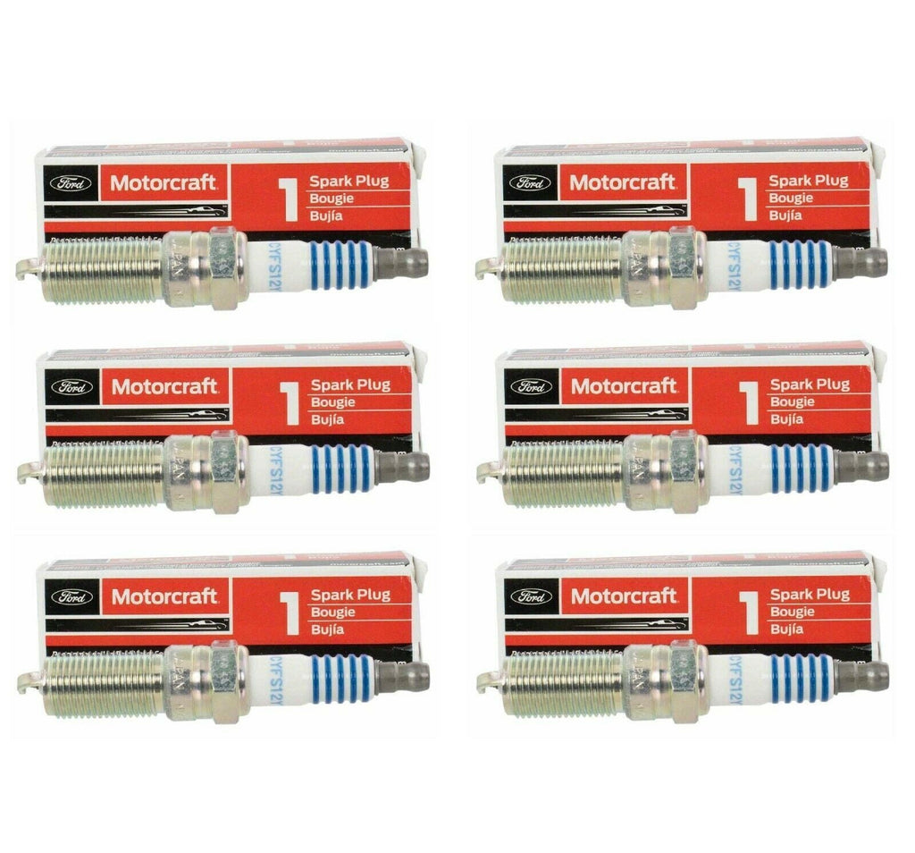 6 MOTORCRAFT Spark Plugs SP412X AGSF24N OEM for MAZDA B4000 V6 4.0L 2005-2010