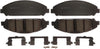 Gold 17D1791CH Ceramic Front Disc Brake Pad Set