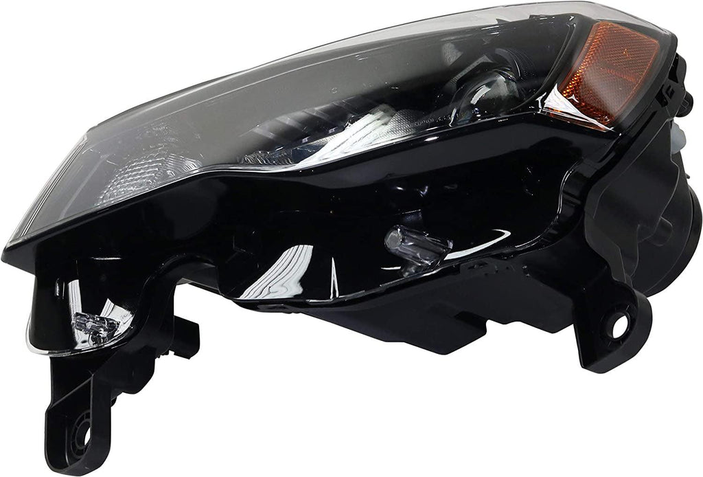 Headlight Assembly Compatible with 2017-2019 Jeep Grand Cherokee Halogen Black Trim Standard Type CAPA Driver Side