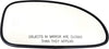 Dorman  Passenger Side Door Mirror Glass for Select Buick Models