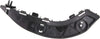 Evan-Fischer Bumper Filler Compatible with 2006-2011 Honda Civic Black Front Right Side Sedan