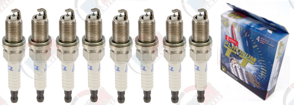 DENSO "PLATINUM" TT Spark Plugs Set of 8 for Cadillac Deville 4.1 4.5L 4.6L 4.9L