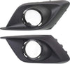 For Mazda 3/3 Sport Fog Light Trim 2014 2015 2016 Driver and Passenger Side Pair/Set | Hatchback/Sedan | Paint to Match | DOT/SAE | MA1038128 + MA1039128 | BJE150C21A + BJE150C11A