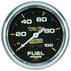 2-5/8 in. FUEL PRESSURE 0-15 PSI CARBON FIBER - greatparts