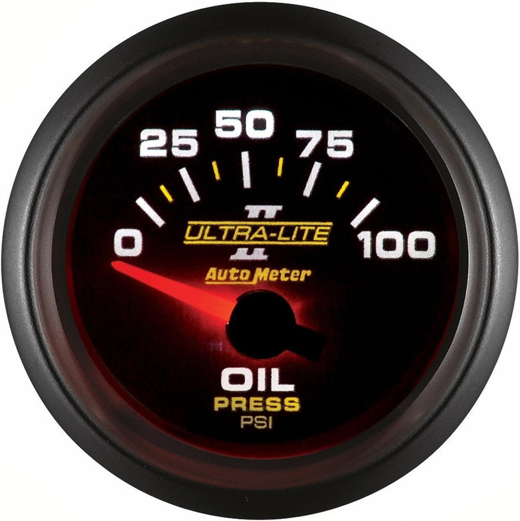 4927 Ultra-Lite II 2-1/16" 0-100 PSI Short Sweep Electric Oil Pressure Gauge