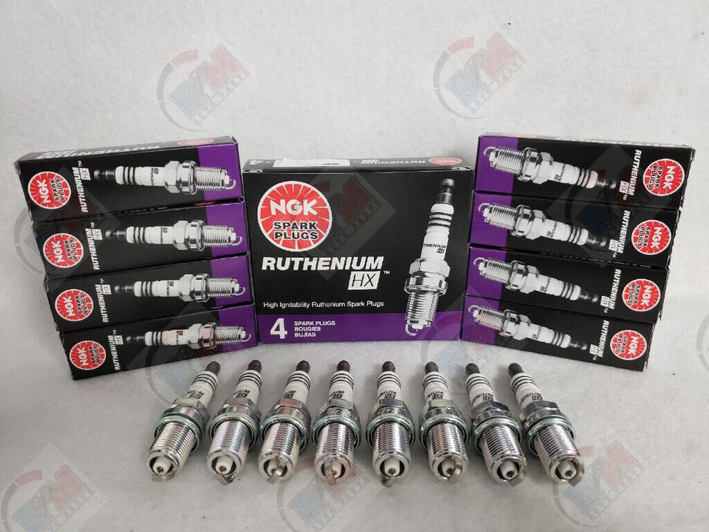 NGK RUTHENIUM HX Spark Plugs LFR5AHX 96355 Set of 8