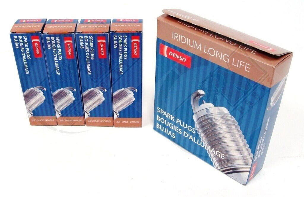 DENSO IRIDIUM LONG LIFE Spark Plugs SXU22HCR11S 3461 Set of 4