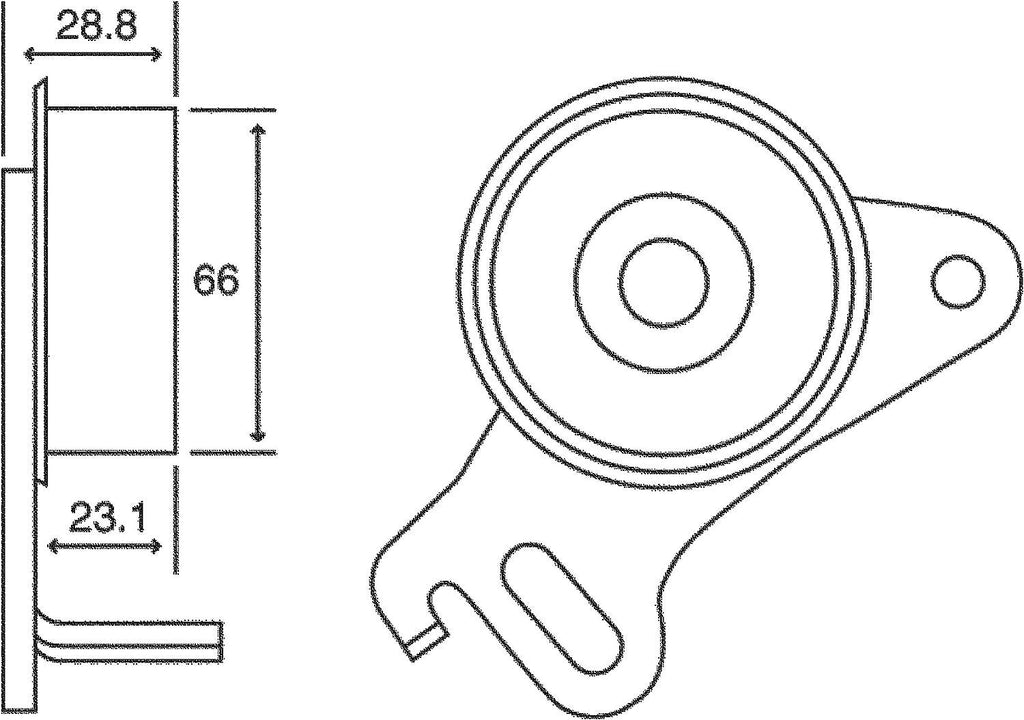 Professional T41049 Engine Balance Shaft Belt Tensioner