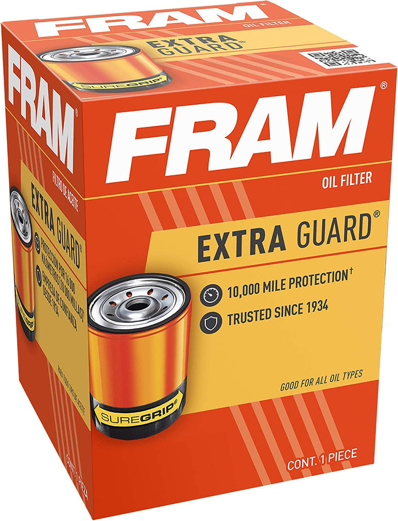 FRAM Extra Guard PH3429, 10K Mile Change Interval Spin-On Oil Filter