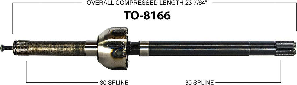 TO-8166 CV Axle