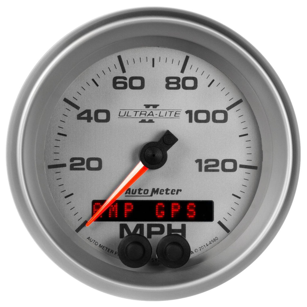 3-3/8 in. GPS SPEEDOMETER 0-140 MPH ULTRA-LITE II - greatparts