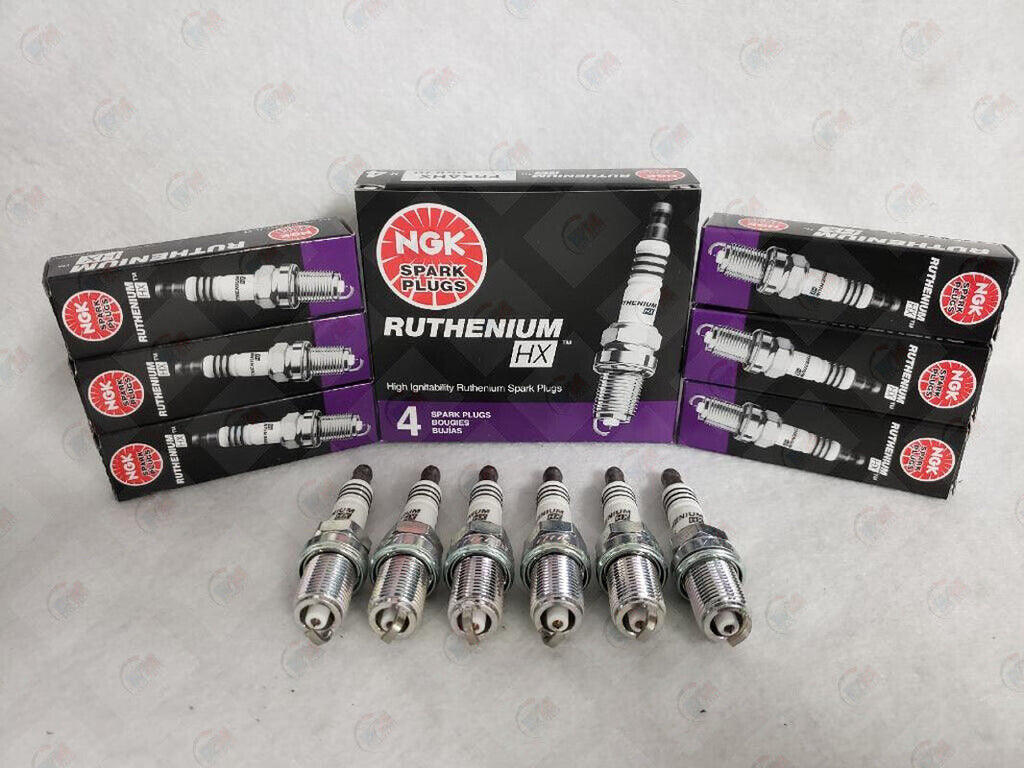 NGK RUTHENIUM HX Spark Plugs TR5AHX 94567 Set of 6