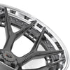 24x14 4PLAY Wheel for Ram-Dodge-Jeep-GM-Ford 4PF6 Polished Barrel w/Tinted Clear - greatparts