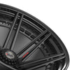 24x14 4PLAY Wheel for Ford 4PF8 Gloss Black Barrel w/Matte Center Rim - greatparts