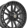 22x9 4PLAY Wheel for Dodge-RAM-Jeep 4PS12 Satin Black Rim - greatparts