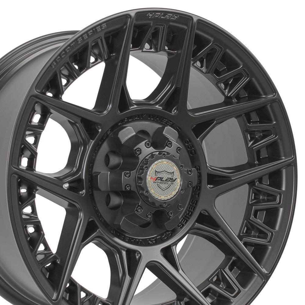 18x9 4PLAY Wheel for Colorado-Canyon 4PS50 Satin Black Rim - greatparts