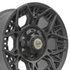 17x9 4PLAY Wheel for GMC-Ford-Chevy 4PS60 Satin Black Rim - greatparts