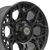 18x9 4PLAY Wheel for Dodge-RAM-Jeep 4PS60 Satin Black Rim - greatparts