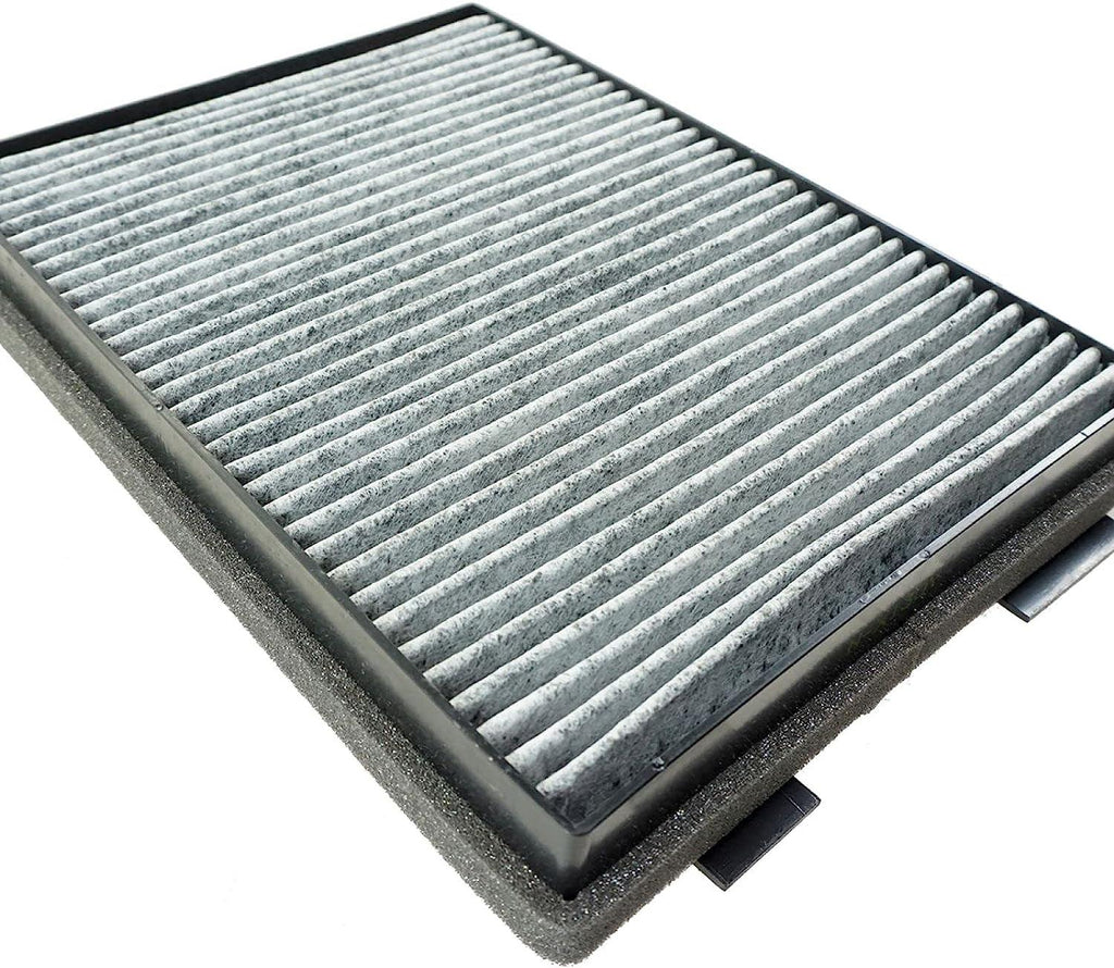 Cabin Air Filter W/Dual Carbon Elements Pair Set Compatible with BMW E39 5 Series