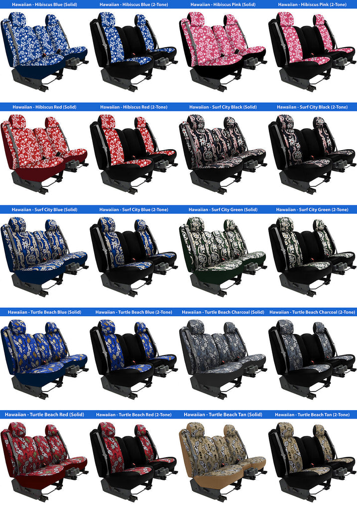 Hawaiian Seat Covers for 1998-2002 Toyota Corolla