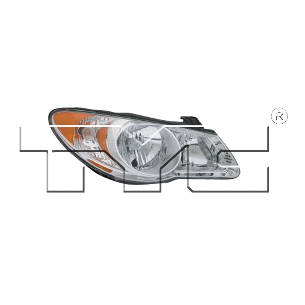 TYC Headlight Assembly for 07-09 Elantra 20-6811-00