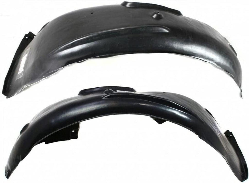 For BMW 525I Splash Guard/Fender Liner 2001 2002 2003 Driver and Passenger Side Pair/Set | Front | Base | BM1250104 + BM1251104 | 51718159423 + 51718159424