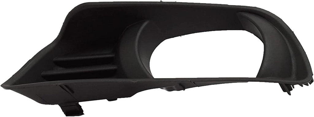 Fog Light Trim Compatible with 2007-2009 Toyota Camry Primed for Models with Front Bumper Lower Spoiler Front, Driver Side